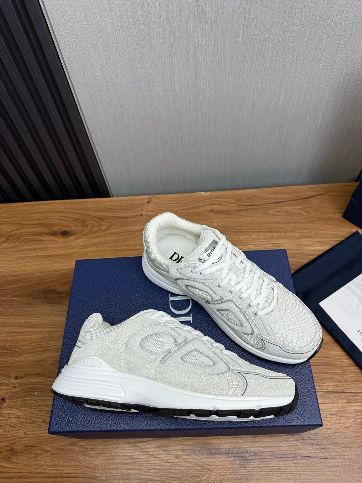 Men's men's shoes 💰580💰 Dior Dior.B30 couple hot sale ❤️💚Official website 1:1 replica ⬆️Imported cowhide stitching, comfortable mesh lining 35-45 (45 customized, non-refundable)